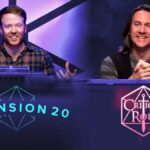 Brennan Lee Mulligan e Matt Mercer como DMs para Dimensão 20 e Papel Crítico (respectivamente)