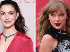 Como Taylor Swift inspirou a performance de estrela pop de Anne Hathaway em ‘Mother Mary’ Anne-Hathaway-mãe-Mary