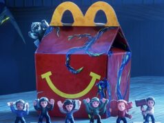 Como conseguir o McDonalds Stranger Things: Tales from 85 Happy Meal Um cartaz promocional do