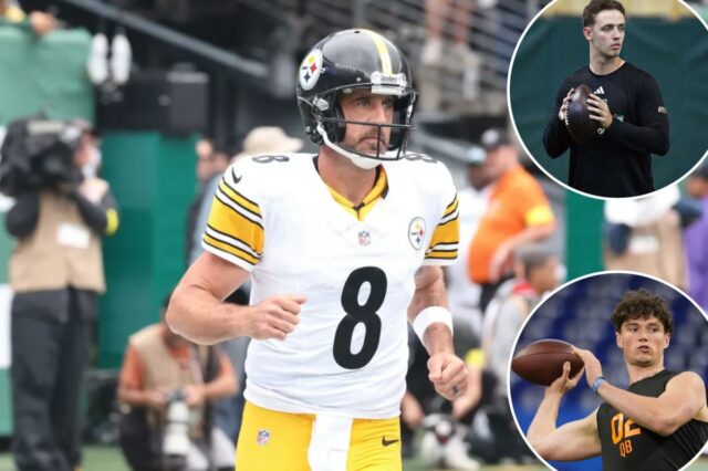 Como os Steelers podem mudar se Aaron Rodgers não retornar Como os Steelers podem mudar se Aaron Rodgers não retornar enquanto o draft da NFL se aproxima