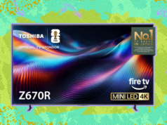 Compre esta TV mini-LED 4K Toshiba de 65 polegadas com desconto de US $ 500 Toshiba 65