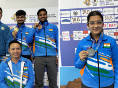 Copa do Mundo ISSF Junior: Shiva ganha ouro enquanto Chirag leva bronze com pistola de ar 10m; Panaah ganha prata na carabina de ar 10m Copa do Mundo ISSF Junior: Shiva ganha ouro enquanto Chirag leva bronze com pistola de ar 10m; Panaah ganha prata na carabina de ar 10m