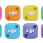 Microfones DJI em seu case