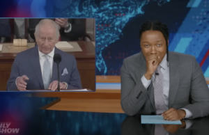 Daily Shows Josh Johnson reage ao rei Charles contando piadas no Congresso Daily Shows Josh Johnson reage ao rei Charles contando piadas no Congresso