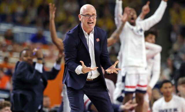 UConn head coach Dan Hurley
