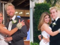 Danielle Fishel brinca sobre ‘alterar’ o vestido de baile de 1999 para caber em suas ‘curvas’ Danielle Fishel brinca sobre 'alterar' o vestido de baile de 1999 para caber em suas 'curvas'