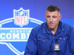 Declaração dos Patriots sobre a saída de Mike Vrabel da equipe durante o draft da NFL New England Patriots head coach Mike Vrabel