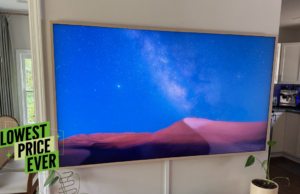 Depois de alguns meses, estou adorando minha Hisense QLED CanvasTV e ela está com 40% de desconto agora Hisense 55 polegadas classe QLED 4K S7N CanvasTV Series Dolby Vision HDR Google Smart TV (55S7N, modelo 2024) - Modo artístico, painel antirreflexo, tela Hi-Matte, moldura e suporte de parede UltraSlim incluídos, 144 Hz