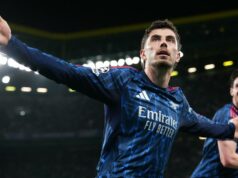Destaques do Sporting Lisboa x Arsenal: Havertz marca a vitória na primeira mão das oitavas de final da Liga dos Campeões Destaques do Sporting Lisboa x Arsenal: Havertz marca a vitória na primeira mão das oitavas de final da Liga dos Campeões