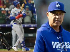 Dodgers derrubam Kyle Tucker na ordem de rebatidas: ‘Simplesmente não confortável’ Mookie Betts rebateu para os Dodgers.