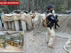 Dois funcionários da embaixada dos EUA entre os quatro mortos em acidente de carro no México após fechar laboratório de drogas Um agente investigativo está dentro de um laboratório clandestino de processamento de metanfetaminas descoberto perto de Guachochi, no México.