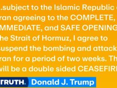 Donald Trump adiou a ameaça de novos ataques ao Irão Donald Trump adiou a ameaça de novos ataques ao Irão