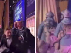 Donald Trump e JD Vance saíram correndo do palco Donald Trump e JD Vance saíram correndo do palco