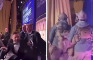 Donald Trump e JD Vance saíram correndo do palco Donald Trump e JD Vance saíram correndo do palco