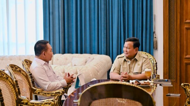 Dudung Temui Prabowo di Istana, Bahas Pertahanan hingga Geopolitik Global
