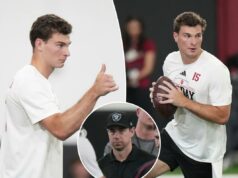 É uma coroação neste momento para Fernando Mendoza e os Raiders É uma coroação neste momento para Fernando Mendoza e os Raiders