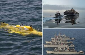 EUA recorrem a drones depois de aposentar caça-minas para reabrir o Estreito de Ormuz enquanto a crise no Irã se agrava EUA recorrem a drones depois de aposentar caça-minas para reabrir o Estreito de Ormuz enquanto a crise no Irã se agrava