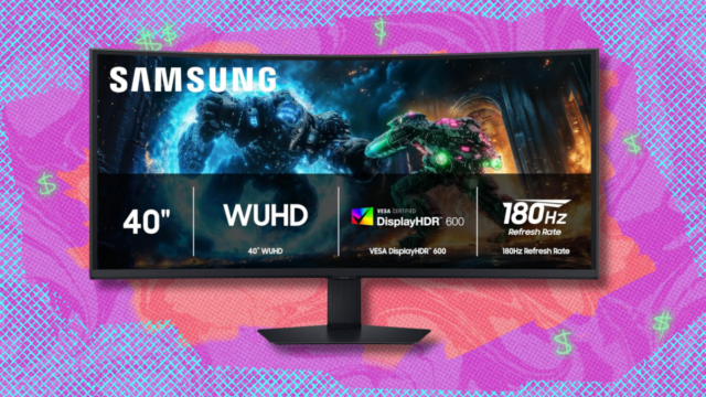 Economize mais de US $ 500 neste monitor de jogos Economize mais de US $ 500 neste monitor de jogos Samsung curvo de 40 polegadas