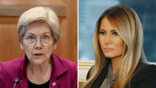 Elizabeth Warren chama a oferta de US $ 40 milhões Elizabeth Warren chama a oferta de US $ 40 milhões da Amazon MGM de 'Melania' de 'suborno à vista de todos', mas o estúdio diz que não fez nada de 'impróprio' (EXCLUSIVO)