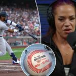 O carro alegórico de beisebol da marca Netflix é visto durante o MLB Opening Night Game: Yankees vs. Giants, no Momo's em 25 de março de 2026 em San Francisco, Califórnia.