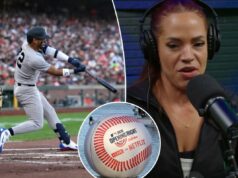 Elle Duncan critica os críticos após o debate da noite de abertura da Netflix na MLB O carro alegórico de beisebol da marca Netflix é visto durante o MLB Opening Night Game: Yankees vs. Giants, no Momo's em 25 de março de 2026 em San Francisco, Califórnia.