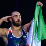 Em tempos de guerra no Irã, Amir Hossein Zare inspira otimismo com o ouro do wrestling