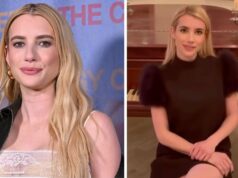 Emma Roberts provoca retorno da 13ª temporada de ‘American Horror Story’: ‘Surprise, Bitch’ | Vídeo Efeitos de maquiagem de uma tênia gigante saindo da boca de Elvira (Lea Myren) em