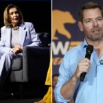 Eric Swalwell falando em uma reunião na prefeitura.