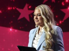 Erika Kirk vista chorando em meio a tiroteio no jantar de correspondentes na Casa Branca GettyImages-2271844283 Erika Kirk chora no jantar dos correspondentes da Casa Branca, Donald Trump