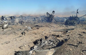 Escondido nas montanhas, o aviador americano ferido tinha apenas uma pistola para proteção A mídia iraniana compartilhou no sábado esta imagem não verificada de um assento ejetor, que é consistente com o modelo usado no caça F-15E