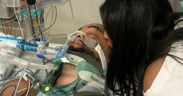 Pai de quatro filhos, Rayden está em coma induzido depois de ser atropelado por um motorista do lado de fora de sua casa em Clyde North.