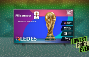 Esta TV Hisense QLED de 50 polegadas está com mais de US $ 140 de desconto agora Esta TV Hisense QLED de 50 polegadas está com mais de US $ 140 de desconto agora