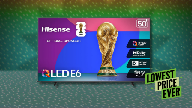 Esta TV Hisense QLED de 50 polegadas está com mais de US $ 140 de desconto agora
