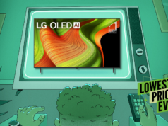 Esta TV LG OLED de 55 polegadas está quase pela metade agora Esta TV LG OLED de 55 polegadas está quase pela metade agora