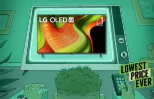 Esta TV LG OLED de 55 polegadas está quase pela metade agora Esta TV LG OLED de 55 polegadas está quase pela metade agora
