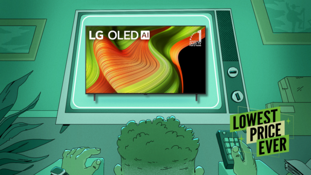 Esta TV LG OLED de 55 polegadas está quase pela metade agora
