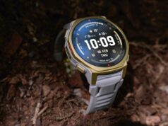 Esta alternativa ao Wear OS impressiona com um design atraente, bateria com duração de 17 dias e um preço surpreendentemente baixo de US$ 200 amazfit-t-rex-3-pro-branco