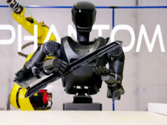 Esta startup quer construir um exército de soldados robôs humanóides E o robô embala caixas