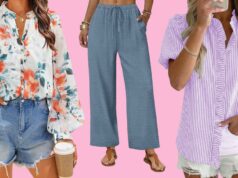 Estas peças soltas e emagrecedoras no estilo Santorini – a partir de US$ 6 Pâmela Anderson