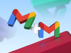 Este é o truque do Gmail de décadas que ainda uso todos os dias Uma ilustração do logotipo do Gmail sobre logotipos estilizados da AP
