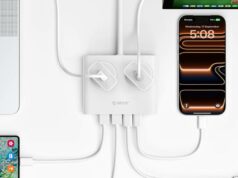 Este filtro de linha 8 em 1 é o companheiro de viagem perfeito por apenas US $ 15 ORICO Power Brick na mesa