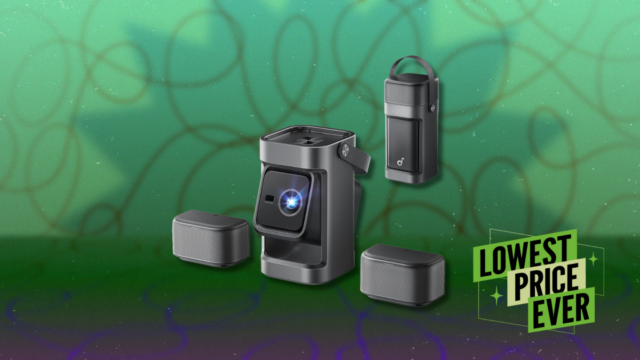 Este projetor portátil de médio porte com alto-falantes removíveis está com desconto de US $ 160 agora
