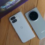 Google Pixel Dobre uma foto com algumas flores