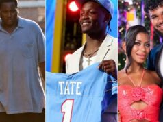 Estrelas do draft da NFL revelam seus filmes de futebol favoritos e relógios compulsivos: ‘The Blind Side’, ‘Love Island’ e muito mais Estrelas do draft da NFL revelam seus filmes de futebol favoritos e relógios compulsivos: 'The Blind Side', 'Love Island' e muito mais