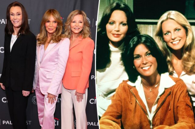 Estrelas originais de 'Charlie's Angels' se reúnem para evento de 50º aniversário em Los Angeles

