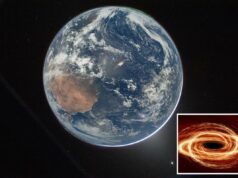 Estudo alarmante revela que o universo terminará muito, muito mais cedo do que se estimava anteriormente Terra vista da janela da espaçonave Orion, mostrando a África Ocidental e o Oceano Atlântico.