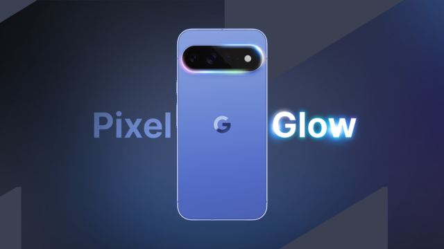Google Pixel 10 Pro XL mostrando a parte traseira do telefone acesa com algumas luzes inteligentes 