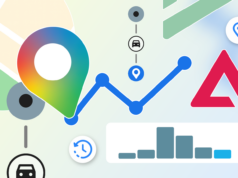 Eu não esperava muito da linha do tempo do Google Maps, mas agora confio nela o tempo todo Fixo do Google Maps em um fundo de mapa exibindo congestionamentos de trânsito e um ícone de engrenagem de configurações.