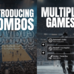 Fanatics Markets Combos apresentam promoção mostrando escolhas do mercado de previsão de esportes em vários jogos em apostas de basquete, beisebol e hóquei