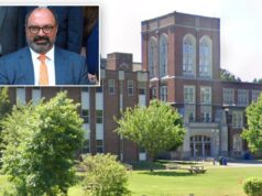 Feio ato anti-semita mancha Tony Scarsdale HS de Nova York Scarsdale High School em 1057 Post Rd, Scarsdale, NY 10583.